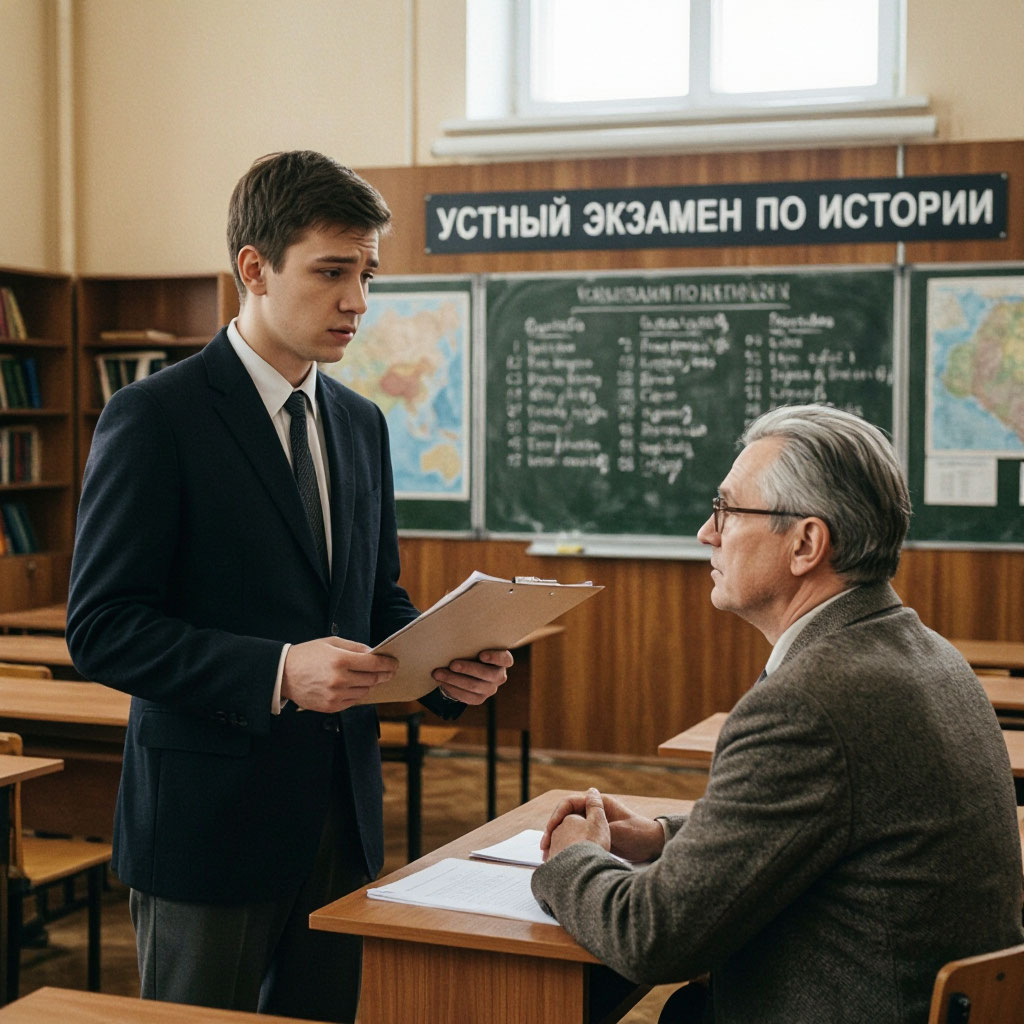 Обязательный устный экзамен по истории